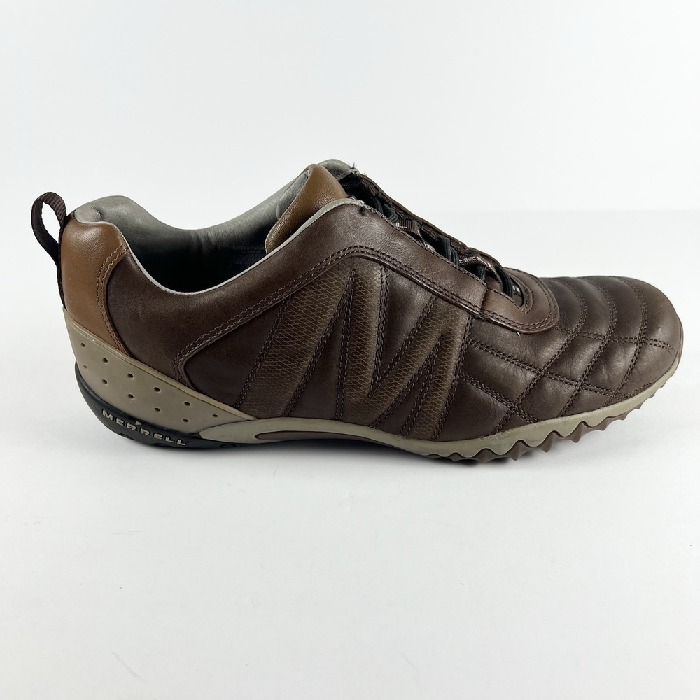 MERRELL RACER Shoe‎ Mens Size 9 US  8.5 UK Mid Brown Performance Lace Up Trail